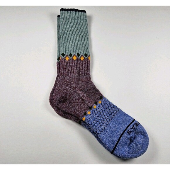 Bombas Merino Wool Blend Midweight Crew Socks Size L (Men's 9.5-13, Wo 11-13) - Picture 1 of 3